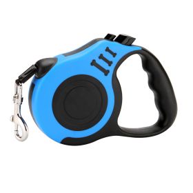 Pet Automatic Telescopic Traction Rope (Option: Blue-3M)